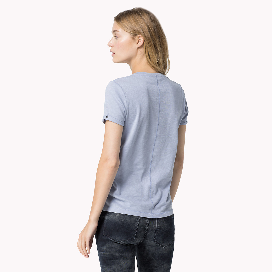 Tommy Hilfiger női fehér pamut T-shirt 2015.03.01 #80622 fotója