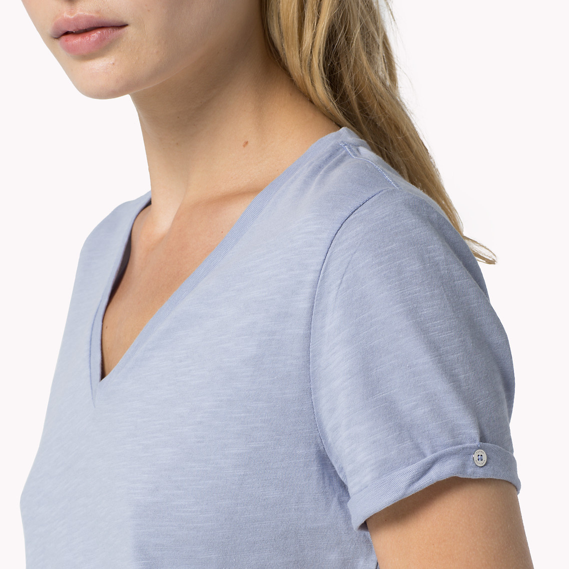 Tommy Hilfiger női fehér pamut T-shirt 2015.03.01 #80623 fotója