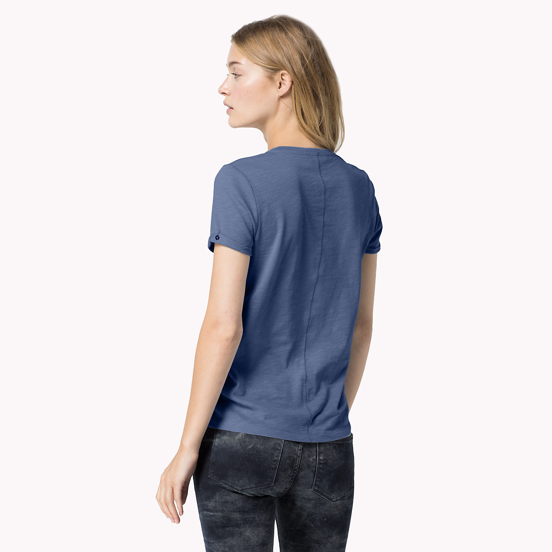 Tommy Hilfiger női fehér pamut T-shirt 2015.03.01 #80634 fotója