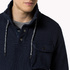 Tommy Hilfiger sötétkék gyapjú-pamut keverék pulóver