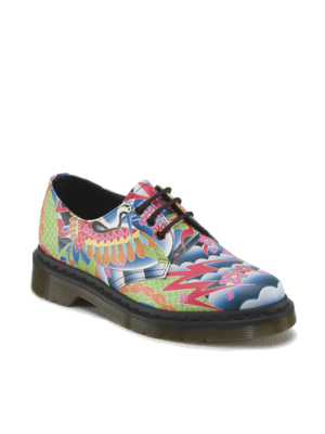 Dr. Martens 1461 színes graffitis cipő