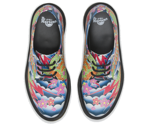 Dr. Martens 1461 színes graffitis cipő 2015.03.10 #82199 fotója