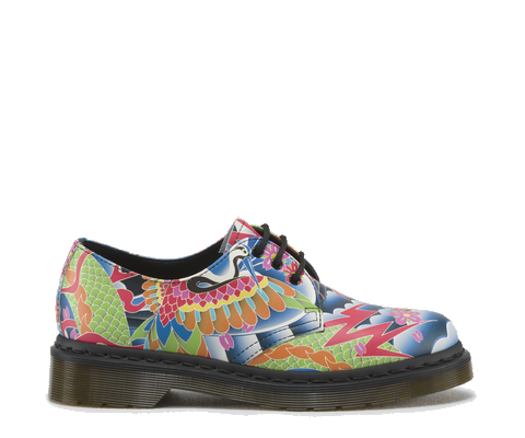 Dr. Martens 1461 színes graffitis cipő 2015.03.10 #82200 fotója