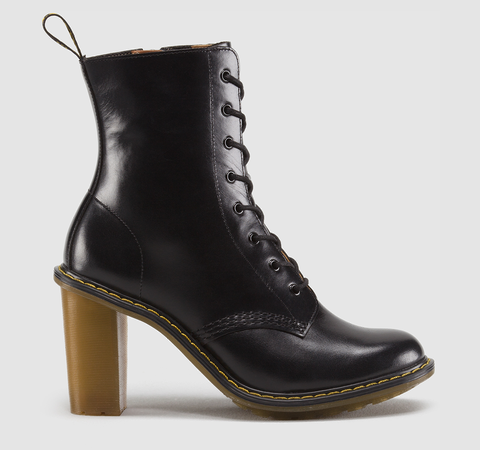 Dr. Martens klasszikus bőr fekete magassarkú bakancs 2015.03.06 #82319 fotója