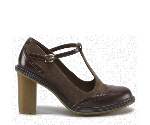 Dr. Martens barna magassarkú női cipő 2015.03.06 #82382 fotója