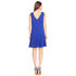 Ralph Lauren selyem A-vonalú kék ruha