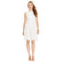 Ralph Lauren virágos-csipkés fehér ujjatlan ruha