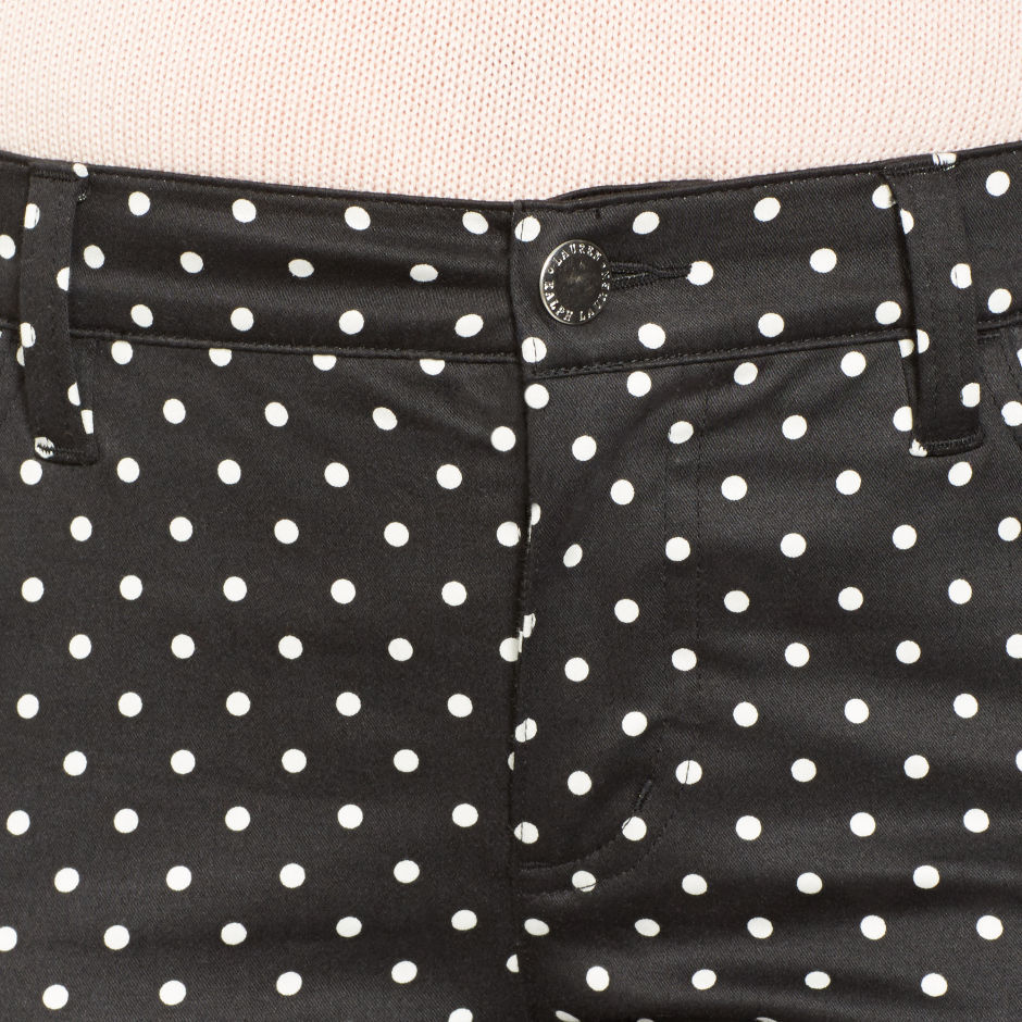 Ralph Lauren polka pöttyös skinny női boka nadrág 2015.03.06 #83024 fotója