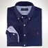 Ralph Lauren "kétarcú" kék pamut ing
