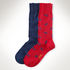 Ralph Lauren homár mintás kék-piros zokni szett