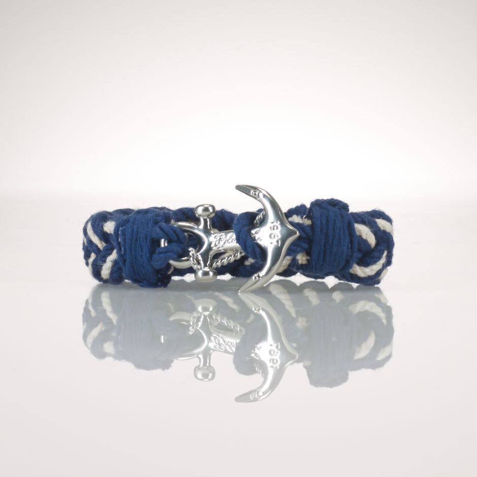 Ralph Lauren kétszínű horgonyos karkötő 2015 fotója