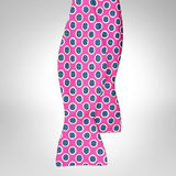 Ralph Lauren rózsaszín pöttyös selyem csokornyakkendő