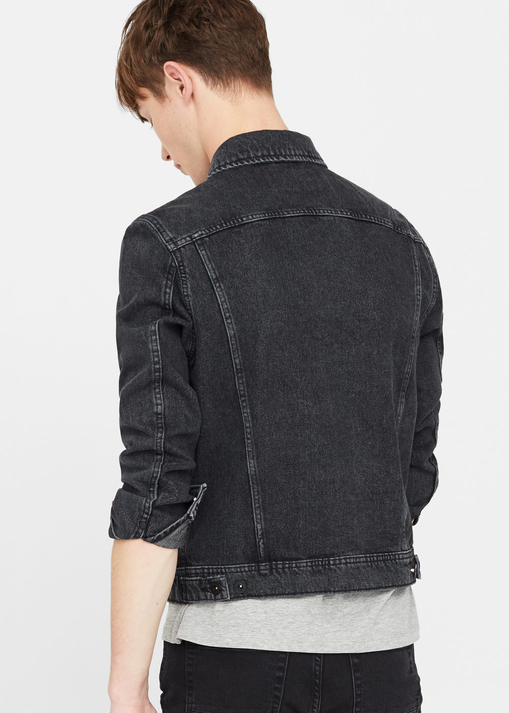 Mango fekete denim dzseki 2016.12.22 fotója