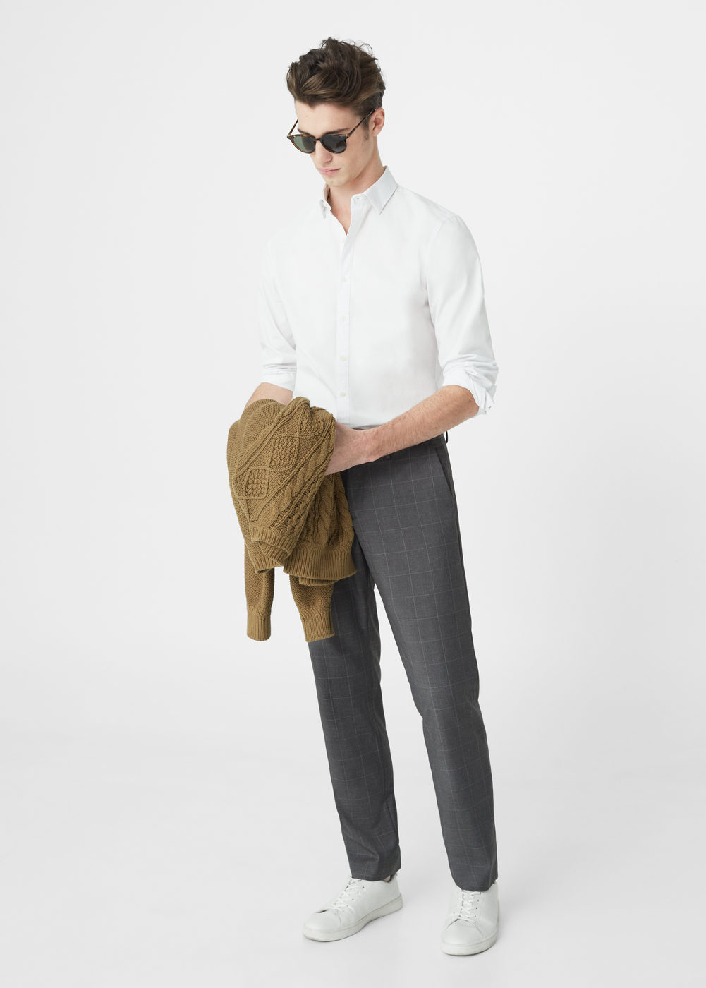 Mango slim-fit strukturált pamut ing 2016.12.22 fotója