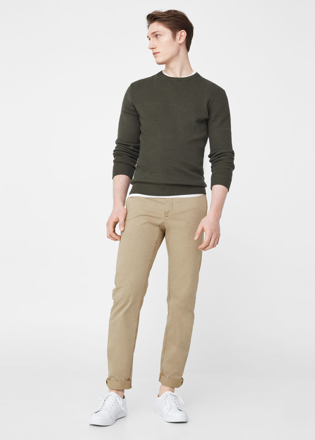 Mango slim-fit garment-dyed chino nadrág 2016.12.22 #2c3f25f9cd# fotója