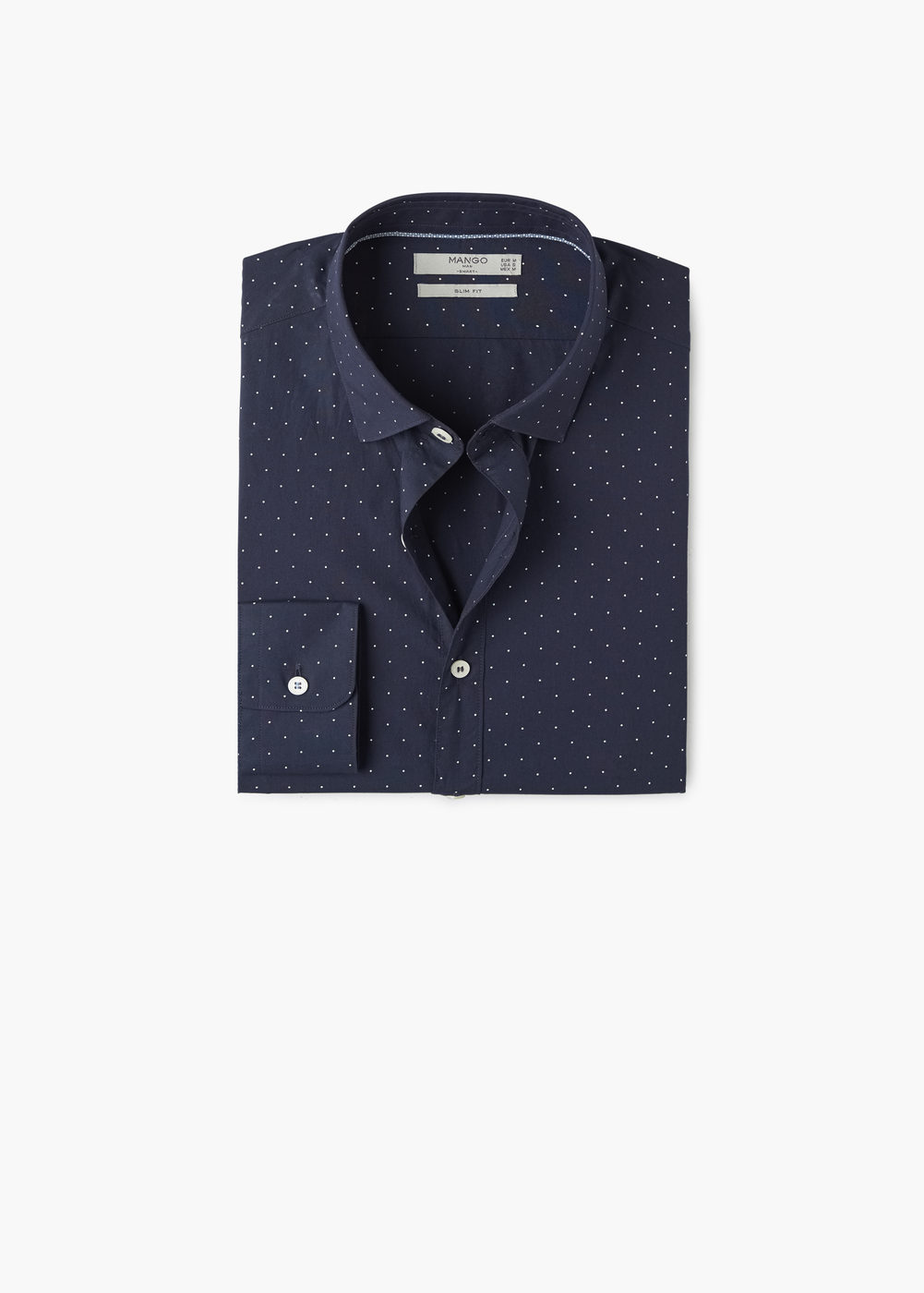 Mango slim-fit pöttyös ing 2016.12.22 #16867678d8# fotója