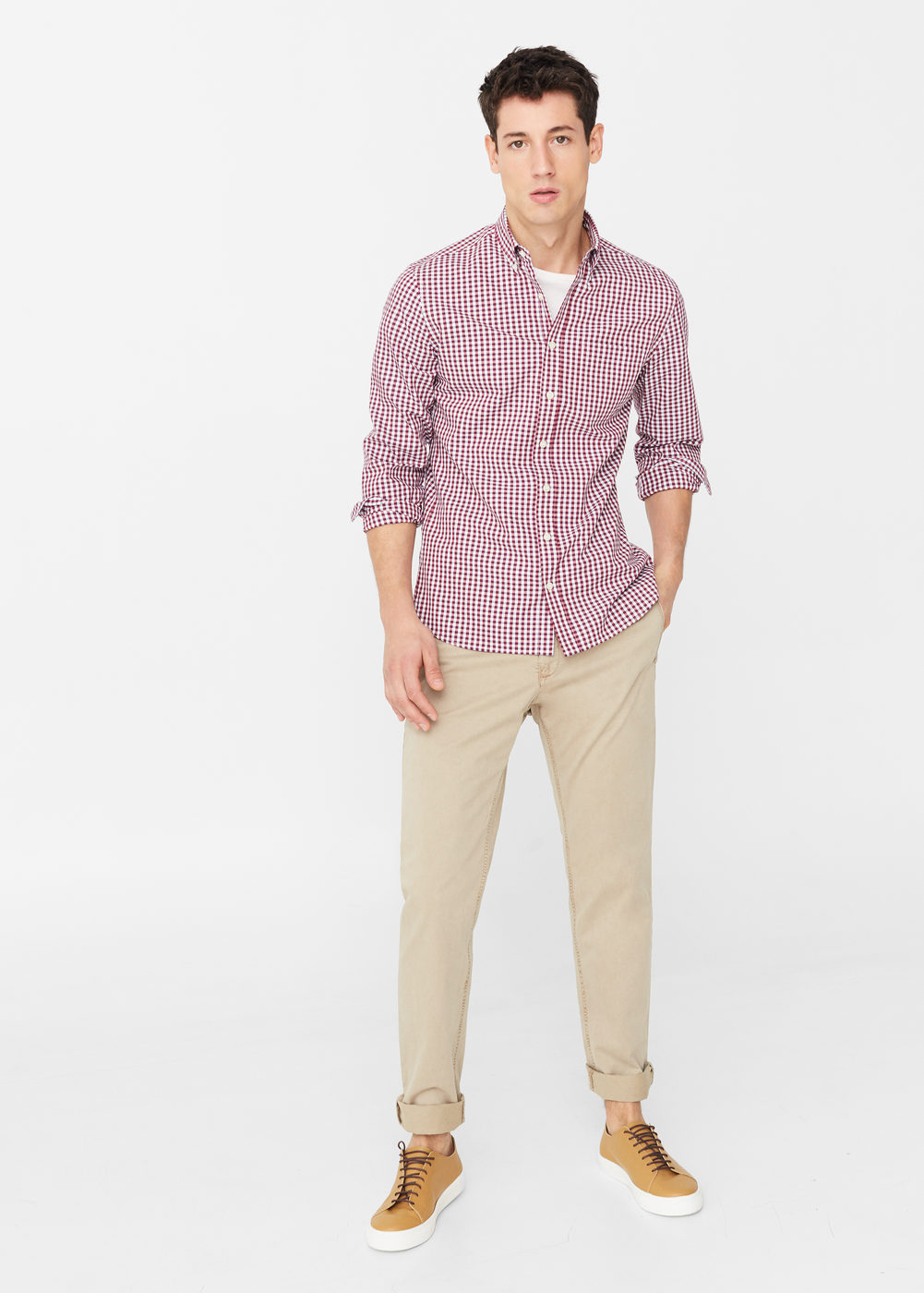 Mango slim-fit kockás ing 2016.12.22 #087ba88c99# fotója