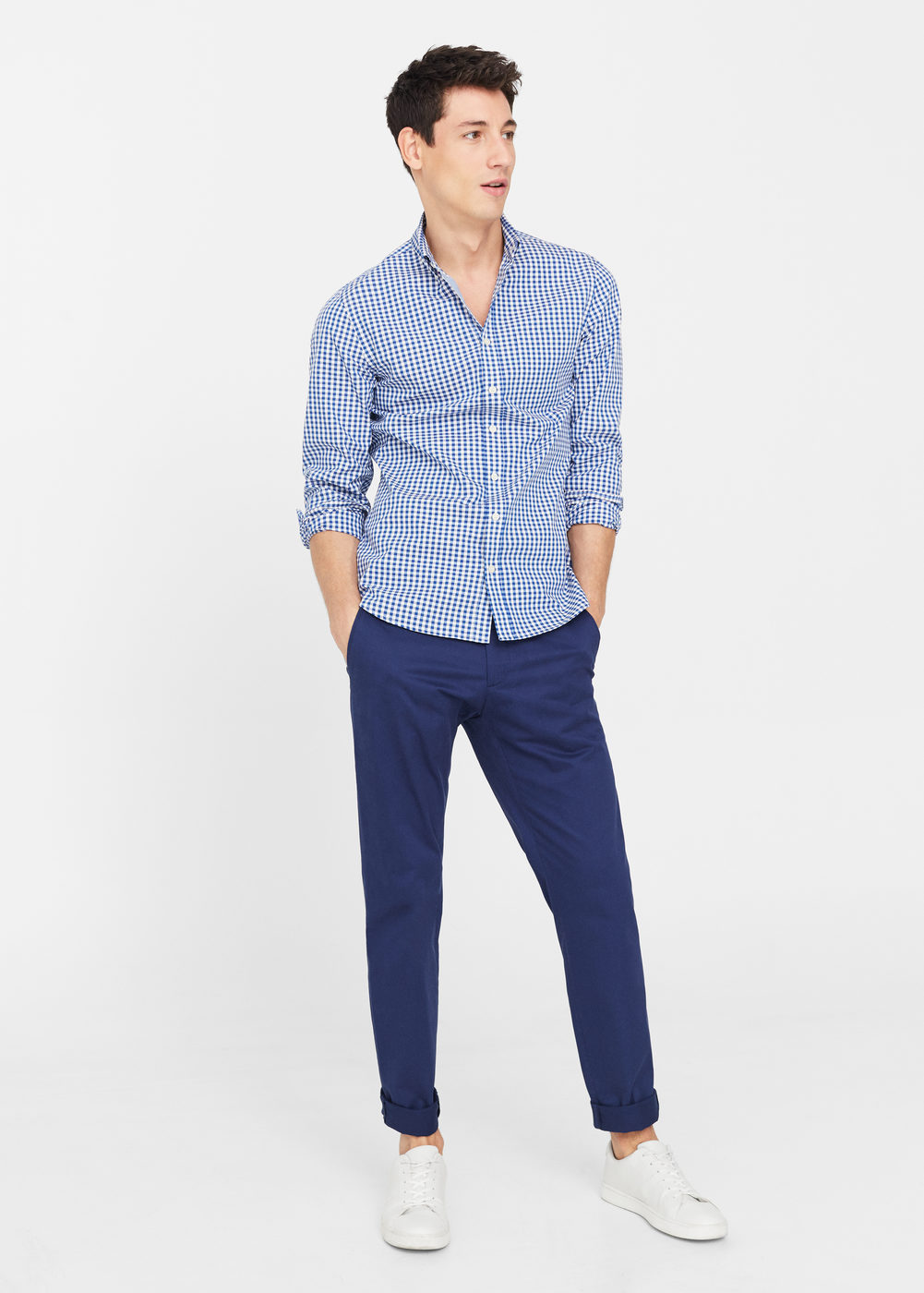 Mango slim-fit kockás ing 2016.12.22 #3d36698a2c# fotója