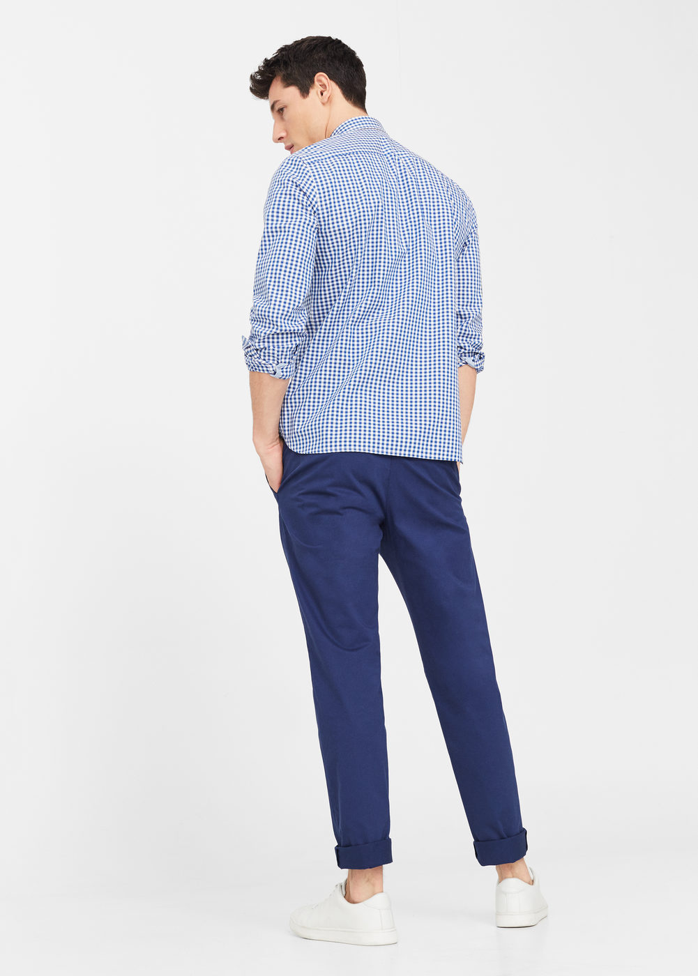 Mango slim-fit kockás ing 2016.12.22 #256f925009# fotója