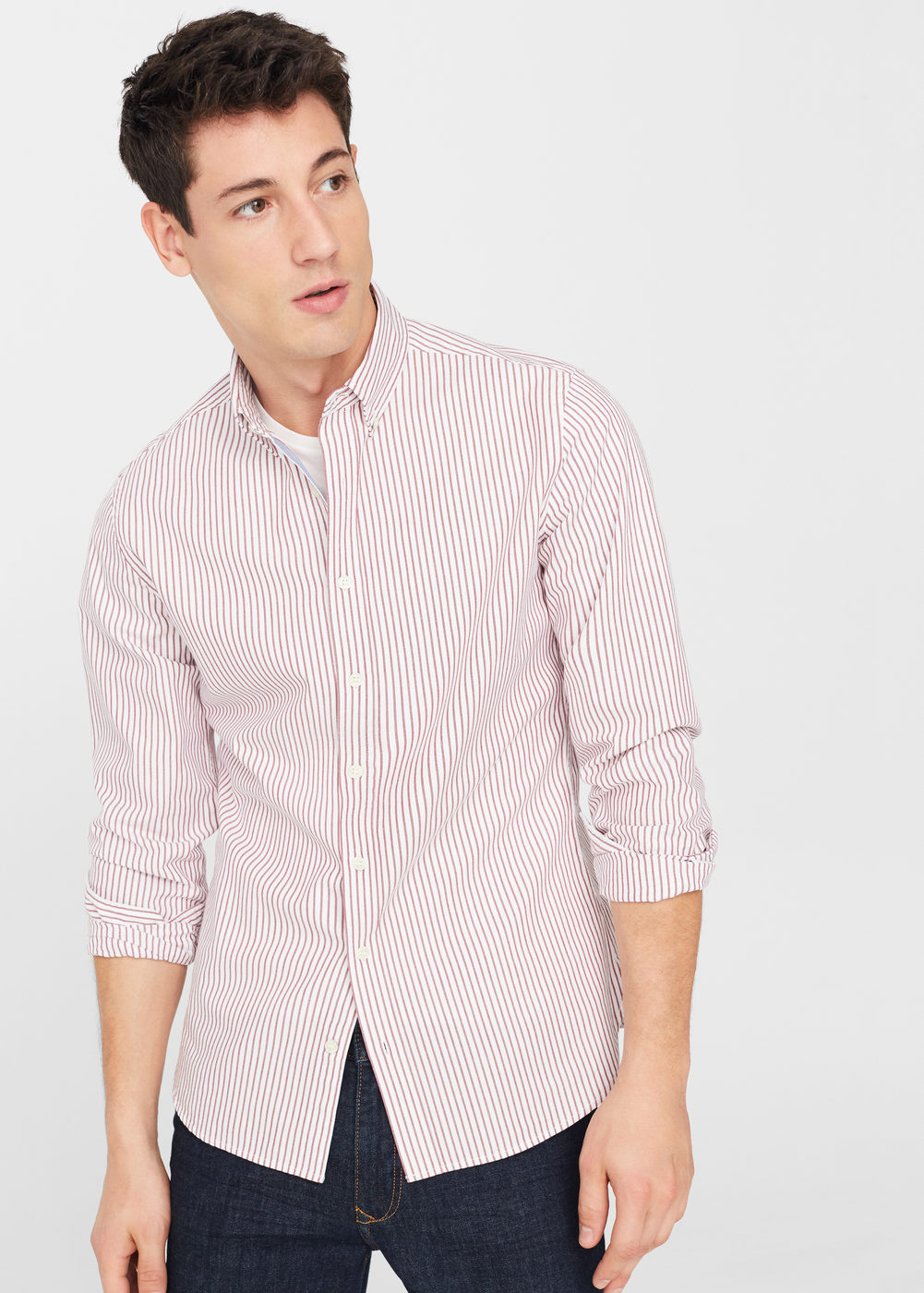 Mango slim-fit csíkos ing 2016.12.22 #3b4638661f# fotója