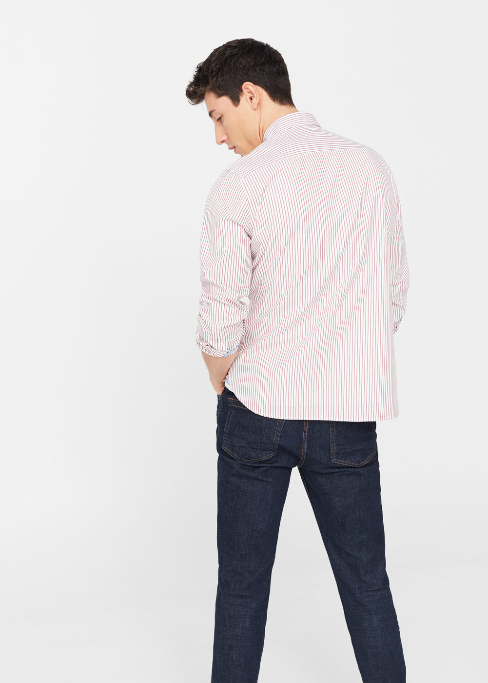 Mango slim-fit csíkos ing 2016.12.22 #ef800e8ef0# fotója