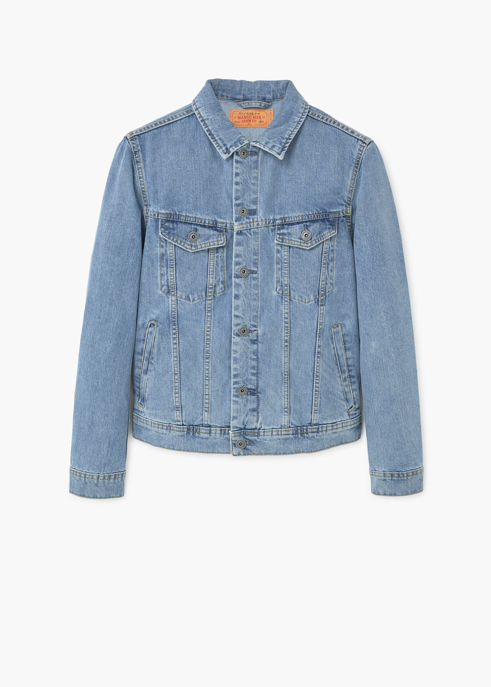 Mango világosra mosott denim kabát 2016.12.22 #644829c80f# fotója
