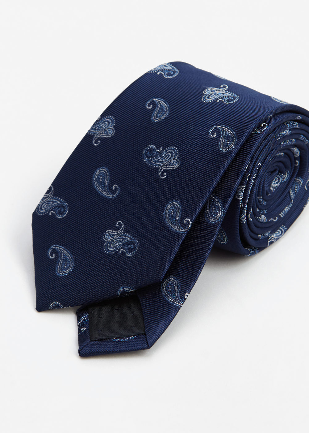 Mango paisley mintás selyem nyakkendő fotója