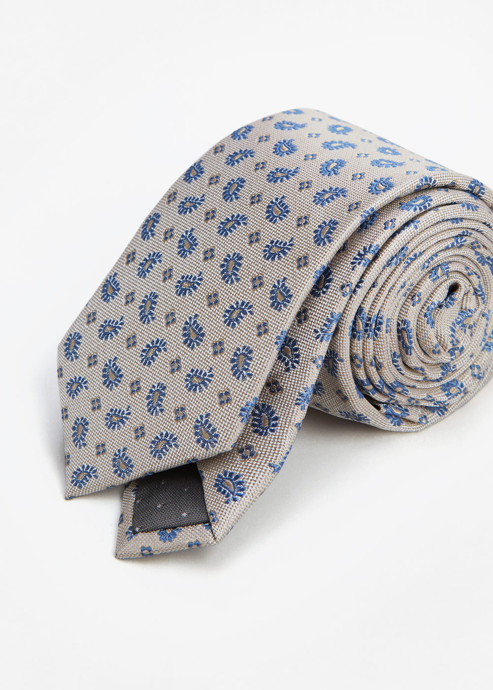 Mango paisley mintás selyem nyakkendő 2016.12.22 #155629 fotója
