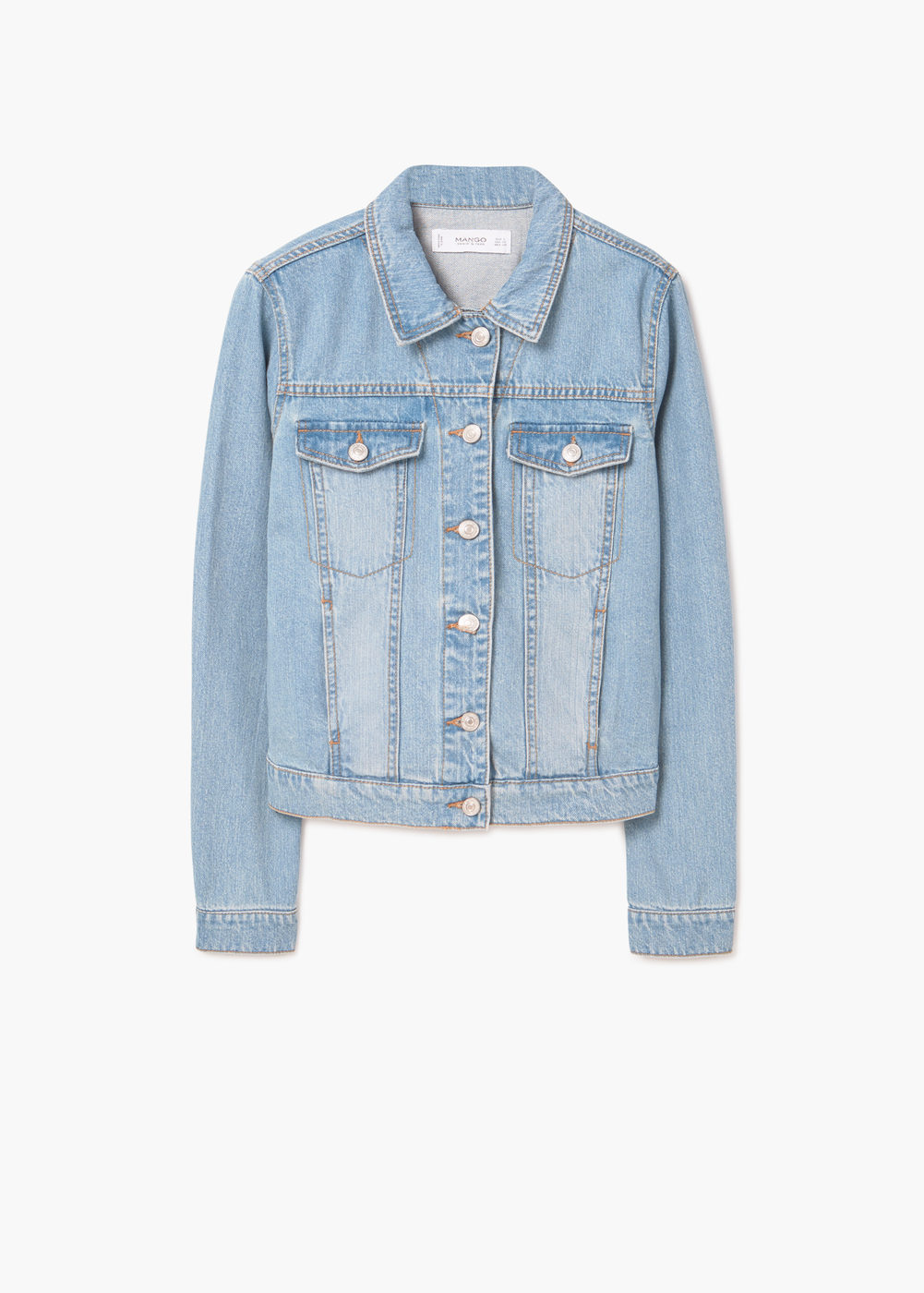 Mango világosra mosott denim kabát 2016.12.22 #156169 fotója
