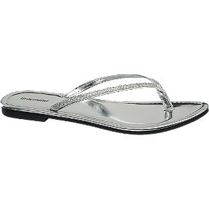 Graceland ezüst színű flip flop papucs fotója