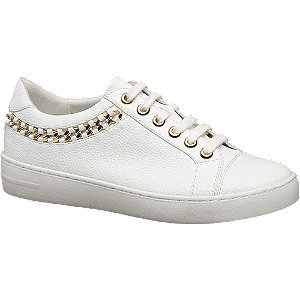 Graceland fehér sneaker arany dísszel fotója