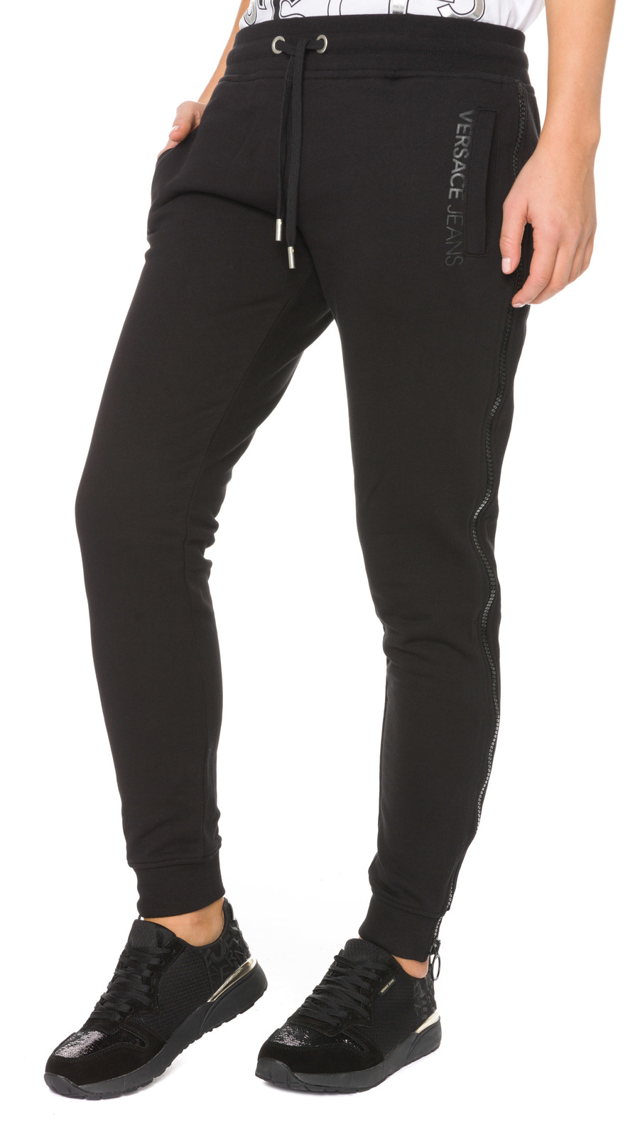 Versace Jeans Melegítő nadrág S, Fekete fotója