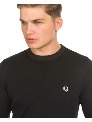 Fred Perry Pulóver M, Fekete