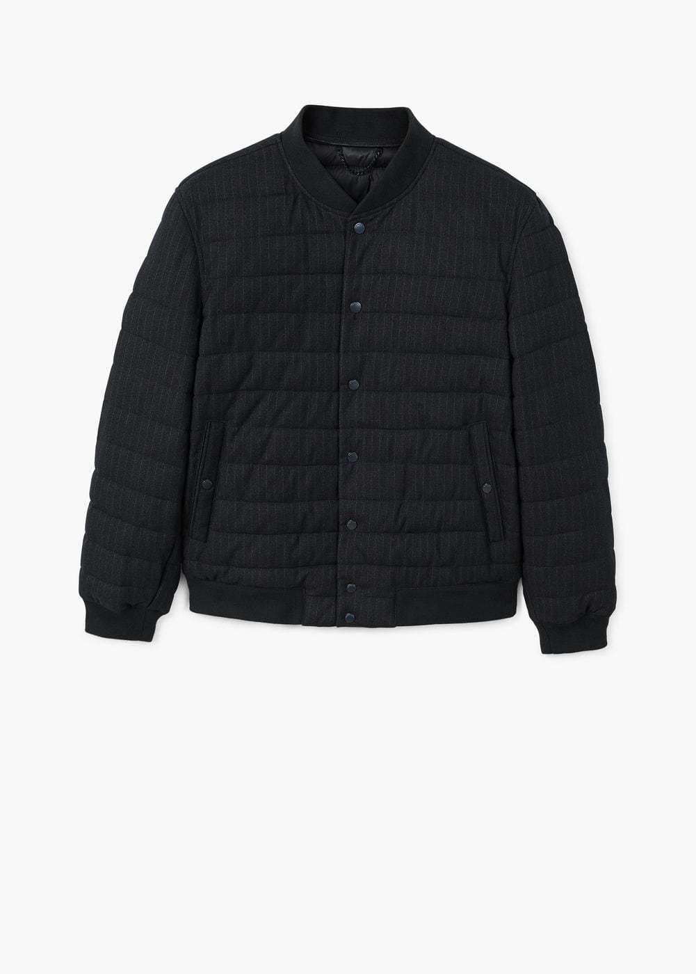Mango steppelt csíkos bomber fotója