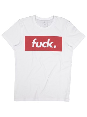 New Yorker férfi "fuck" fehér póló