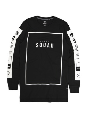 New Yorker férfi "squad" feliratos pulcsi