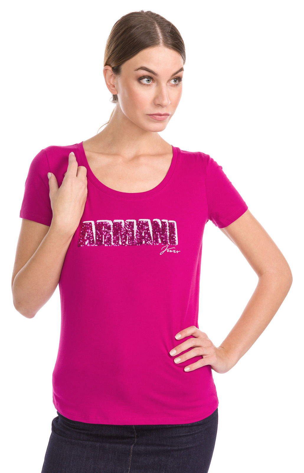 Armani Jeans Póló XS, Rózsaszín fotója