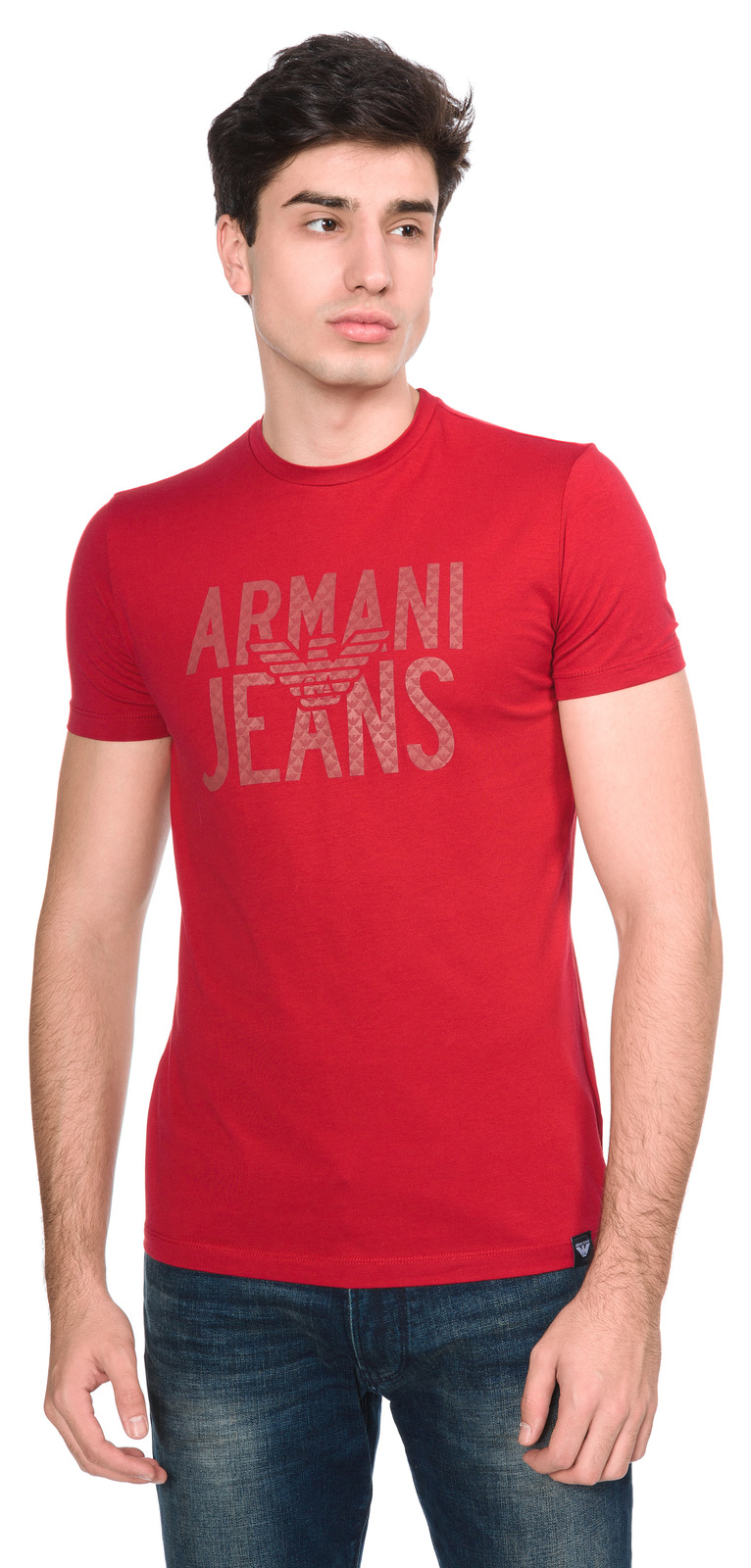 Armani Jeans Póló L, Piros fotója