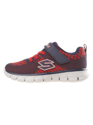 Skechers Synergy-Mini Knit Gyerek sportcipő 24, Kék Piros
