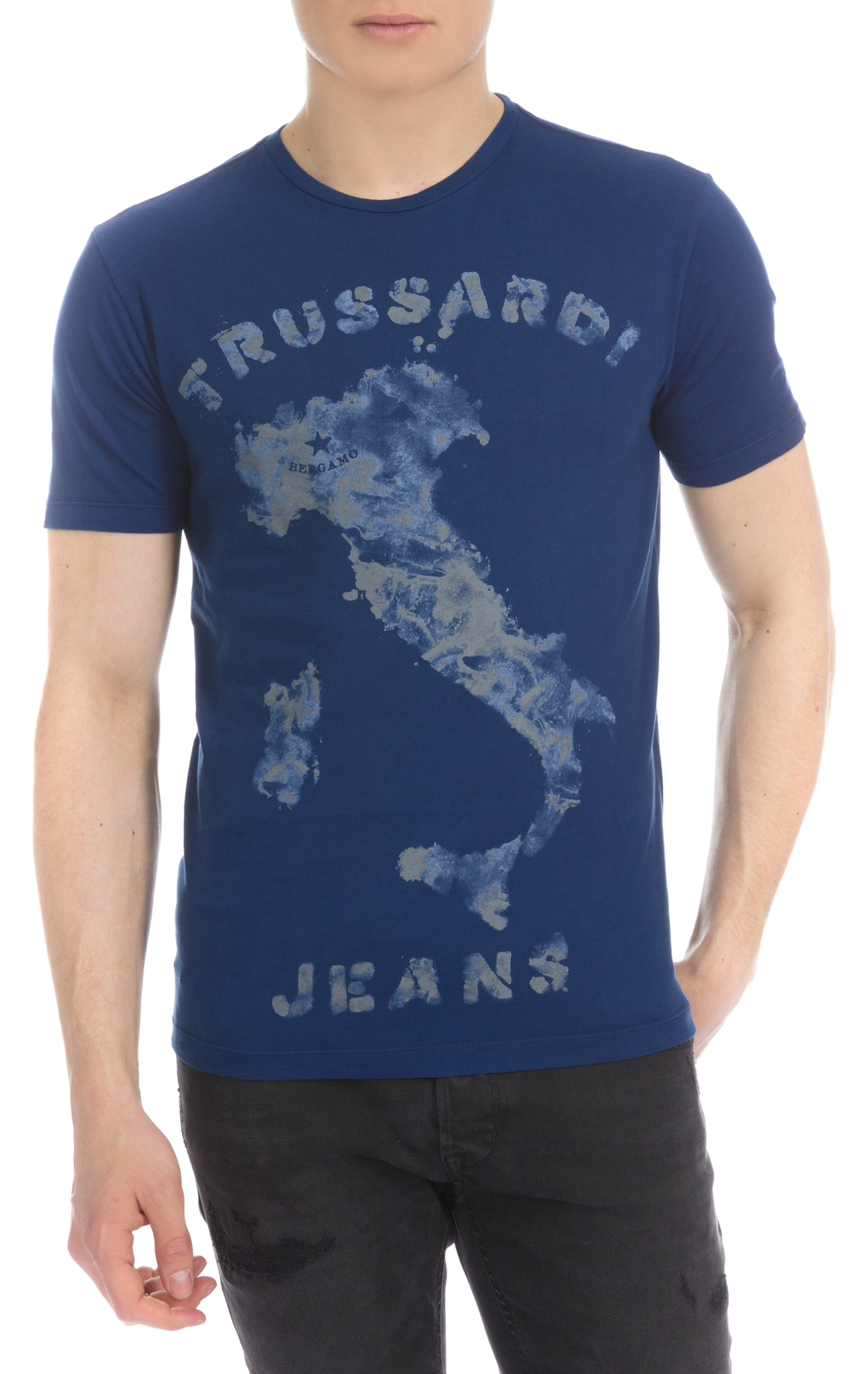Trussardi Jeans Póló L, Kék << lejárt 933555 fotója
