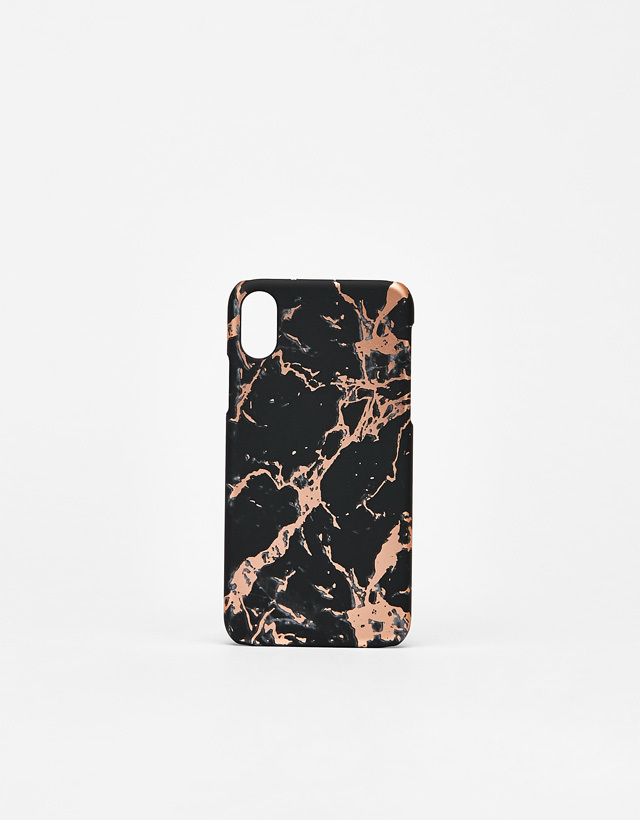 Bershka Marble-effect iPhone X case fotója