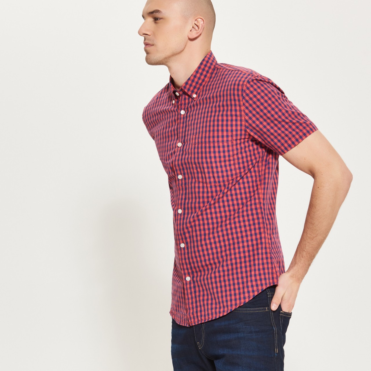 Reserved SLIM FIT kockás ing 2017.03.16 #179684 fotója