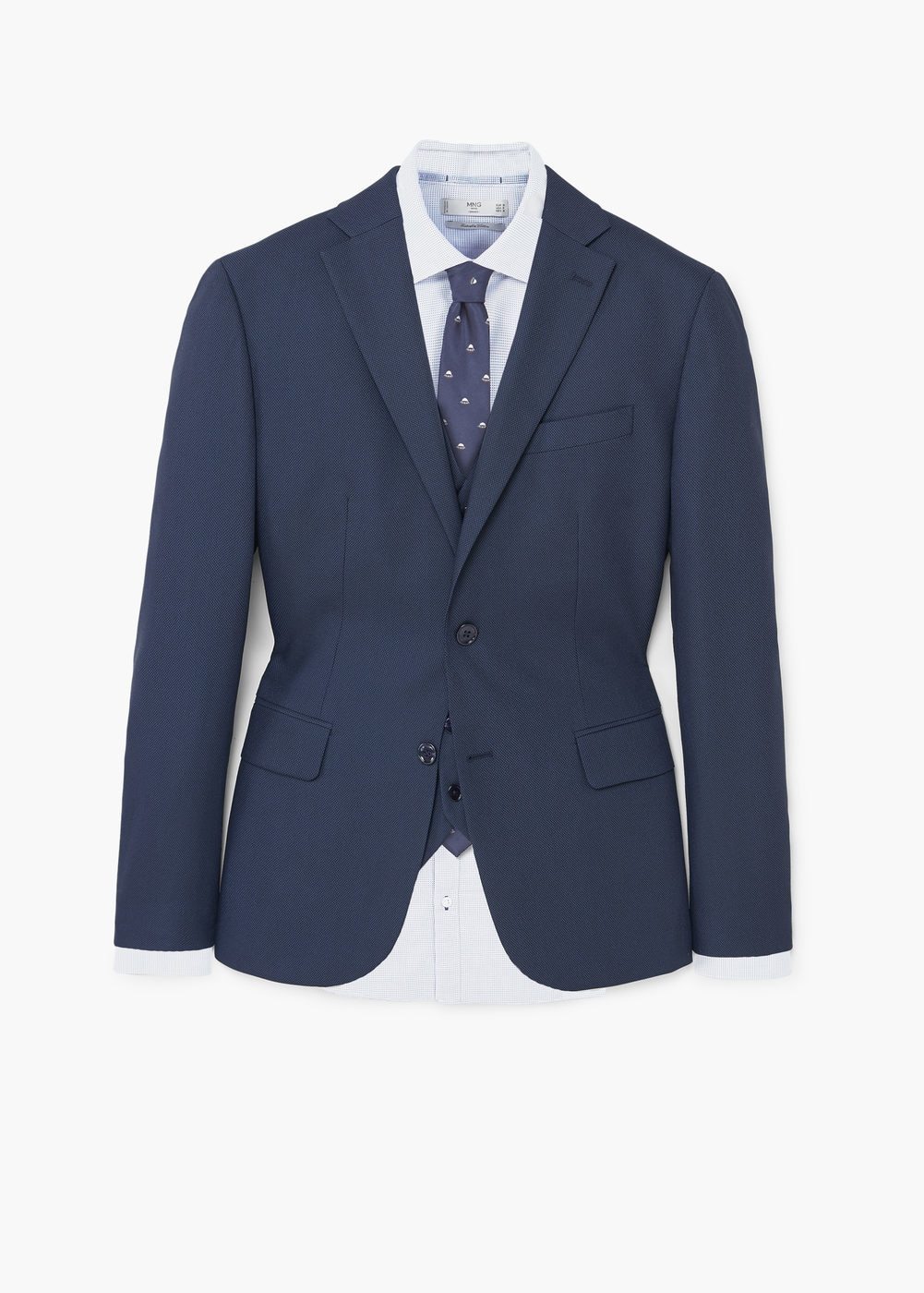 Mango slim-fit strukturált öltöny zakó 2017.08.21 #217676 fotója