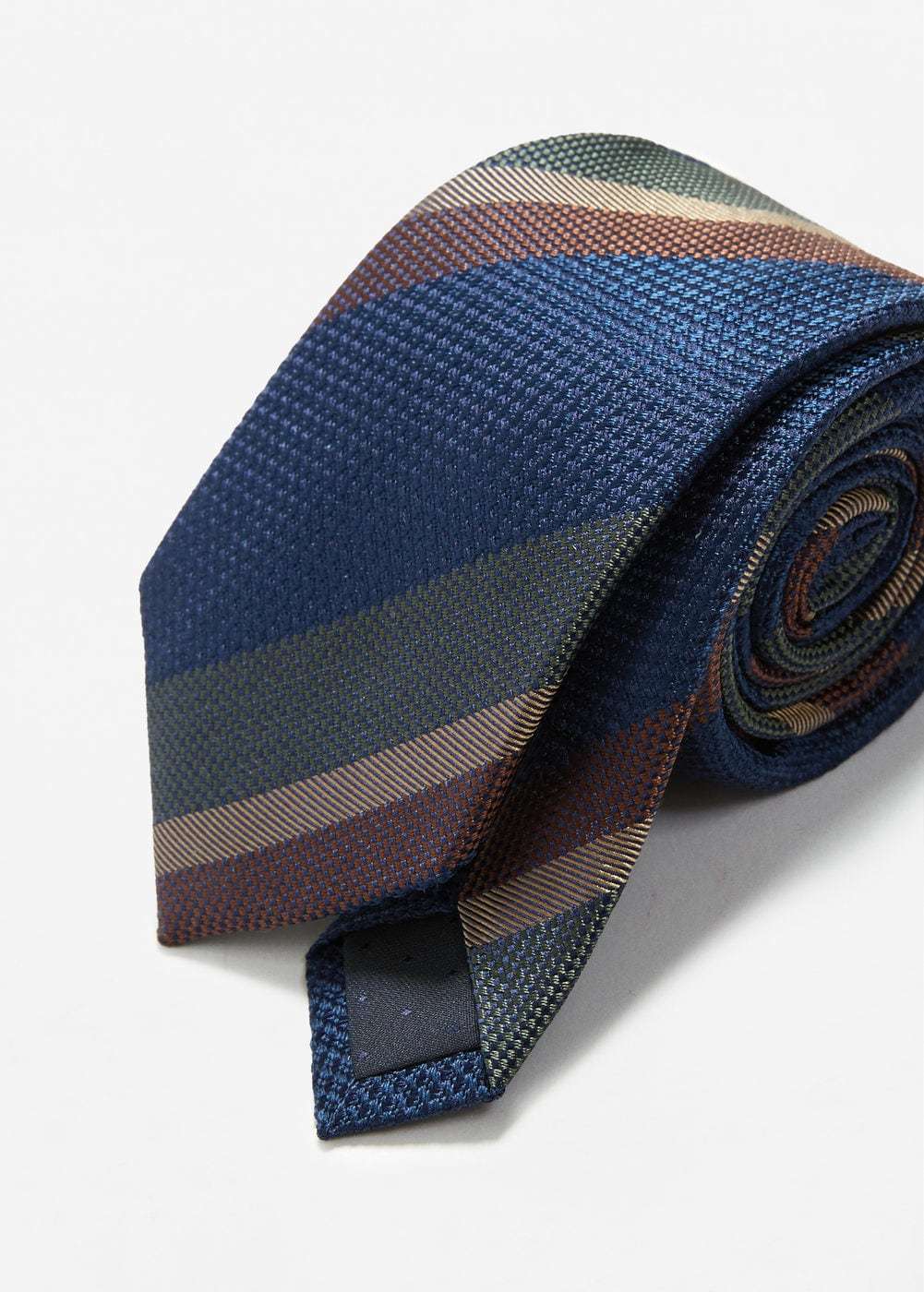 Mango csíkos selyem nyakkendő 2017.08.21 #217800 fotója