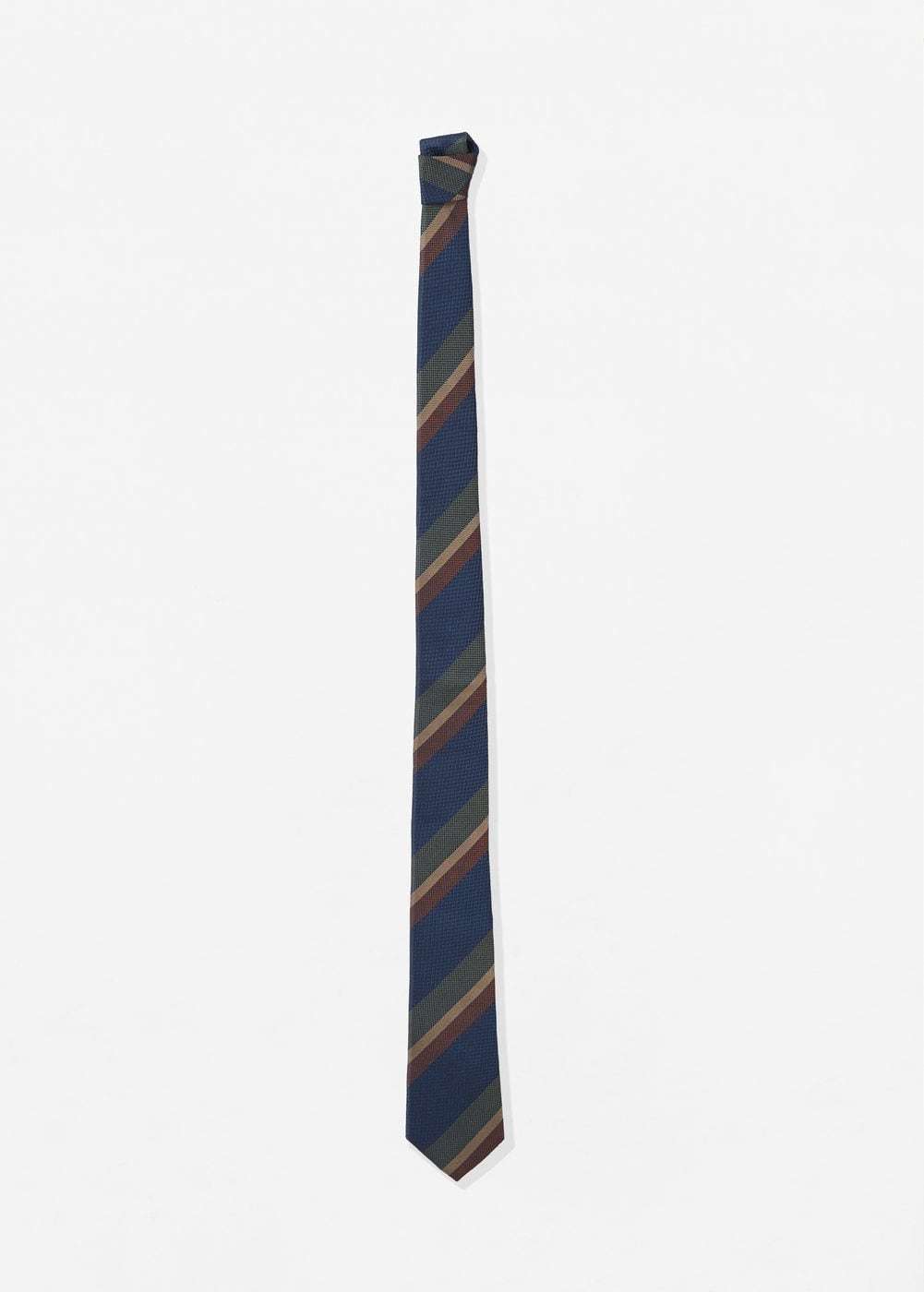 Mango csíkos selyem nyakkendő 2017.08.21 #217802 fotója