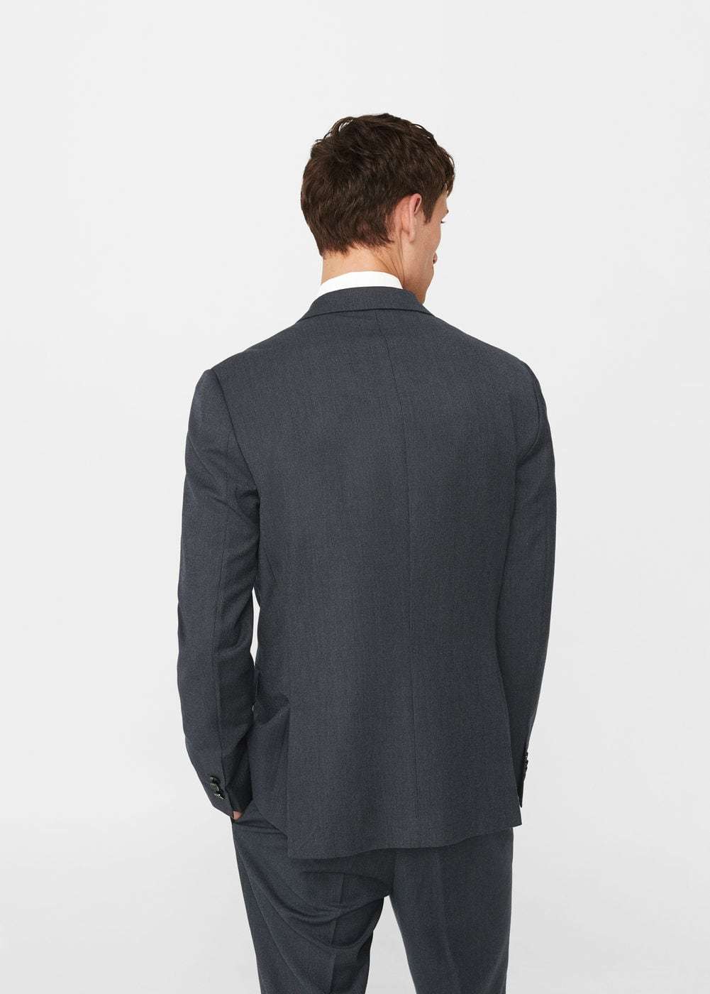 Mango slim-fit strukturált öltöny zakó 2017.08.21 #217938 fotója