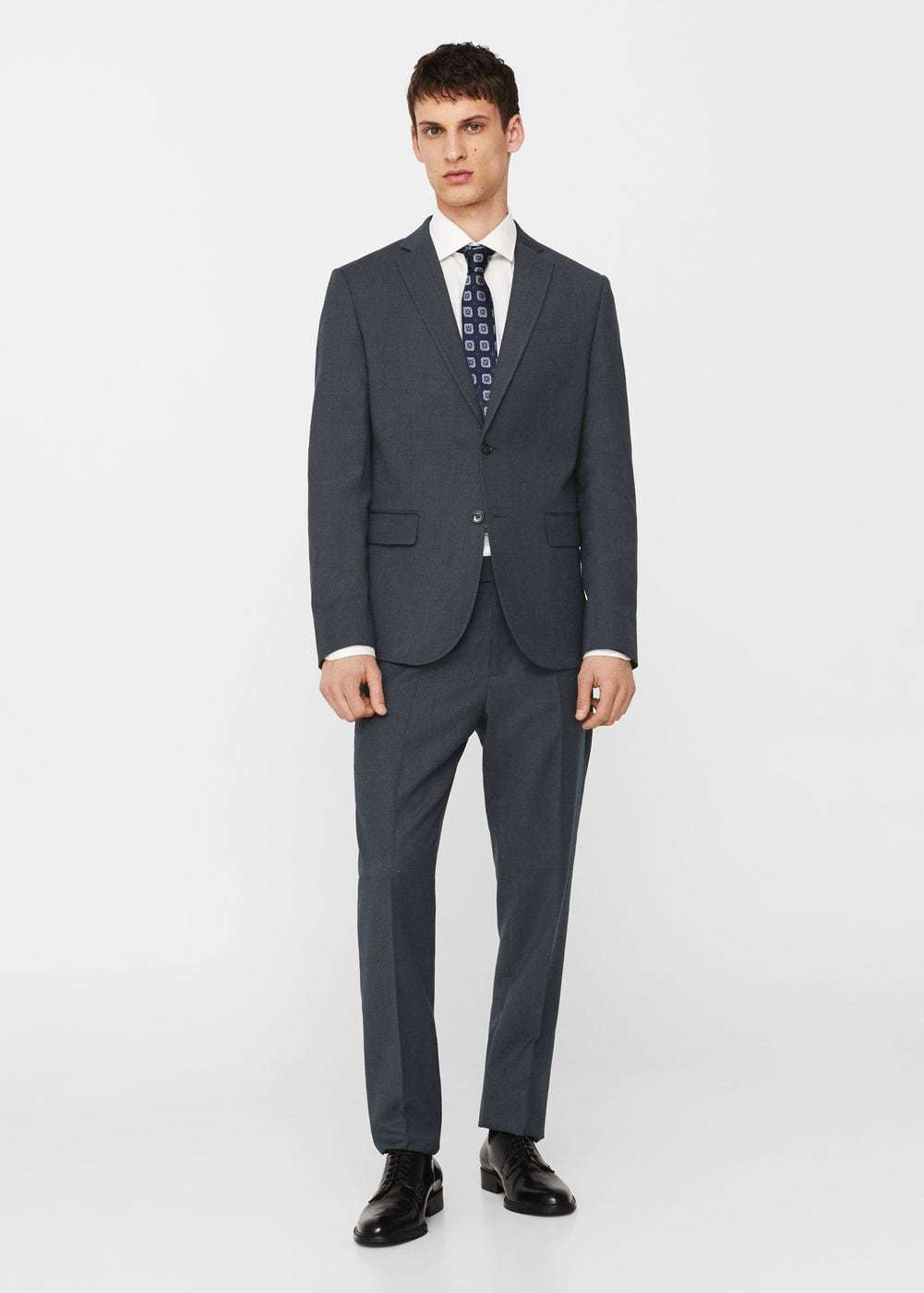Mango slim-fit strukturált öltöny zakó 2017.08.21 #217939 fotója