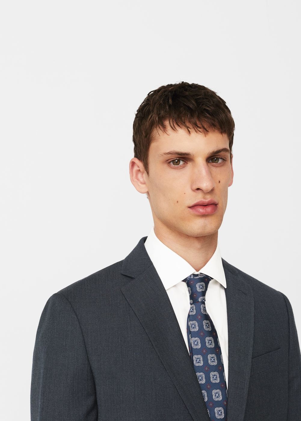 Mango slim-fit strukturált öltöny zakó 2017.08.21 #217942 fotója