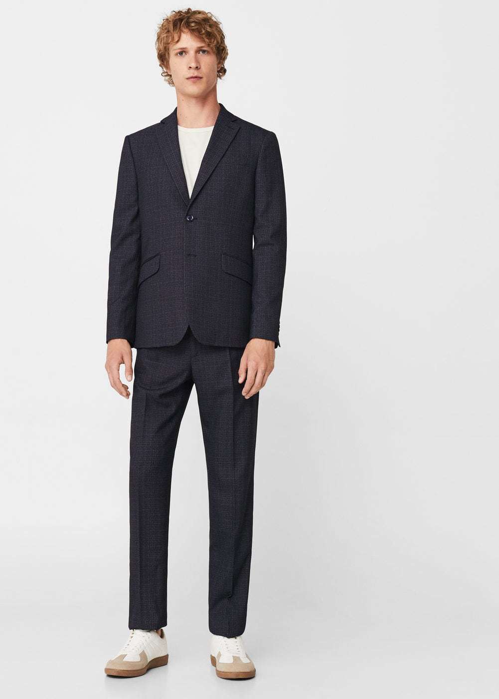 Mango regular-fit kockás öltöny zakó 2017.08.21 fotója