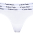 Calvin Klein 3 db-os Bugyi szett Fekete Fehér